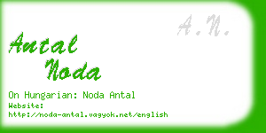 antal noda business card